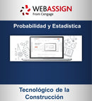 WebAssign (6 meses) Probabilidad y Estadística