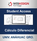 WebAssign Multiperiodo (Cálculo Diferencial, Integral y Vectorial, Univ. Anáhuac Querétaro)